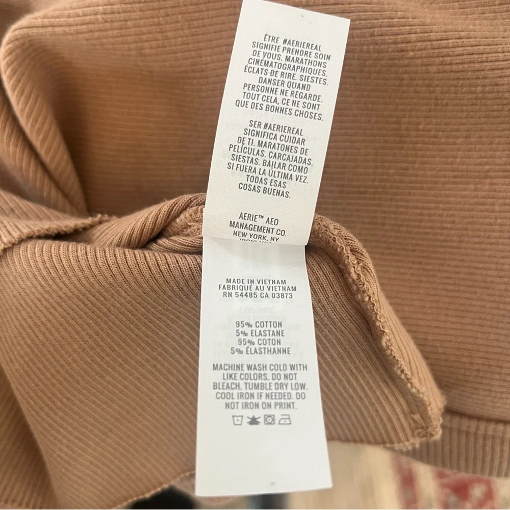 Tan Ribbed Tank Top - Picture 5 of 8